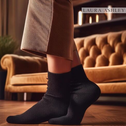 Laura Ashley Women's Quarter Socks | Athletic, Lightweight & Breathable Socks | Ideal for Sports, Gym, Hiking & Everyday Wear in Saudi Arabia