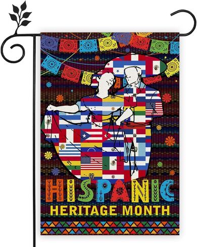 Hispanic Heritage Month Decorations Latin American Garden Flag Spanish Classroom Decorations National Hispanic Heritage Month Decorations for Classroom Home in Saudi Arabia