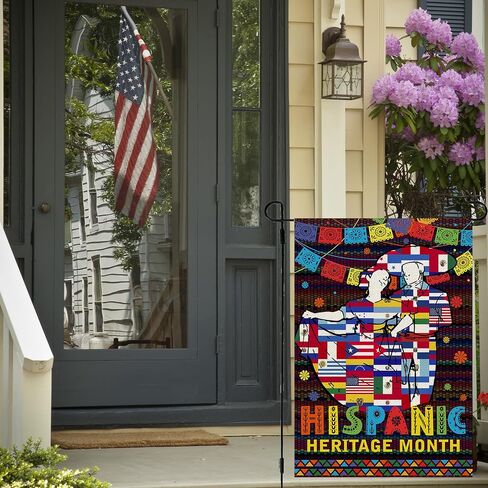Hispanic Heritage Month Decorations Latin American Garden Flag Spanish Classroom Decorations National Hispanic Heritage Month Decorations for Classroom Home in Saudi Arabia