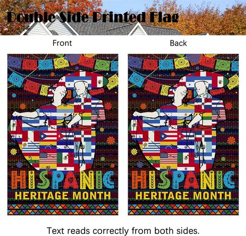 Hispanic Heritage Month Decorations Latin American Garden Flag Spanish Classroom Decorations National Hispanic Heritage Month Decorations for Classroom Home in Saudi Arabia