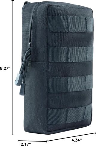 حقيبة OKYUK Molle، حقائب الحقائب التكتيكية المدمجة المقاومة للماء EDC، حقيبة خصر صغيرة متعددة الأغراض للهاتف الخلوي، القلم التكتيكي وجهاز GPS، مثالية للتخييم أو المشي لمسافات طويلة أو الاستخدام اليومي in Kuwait