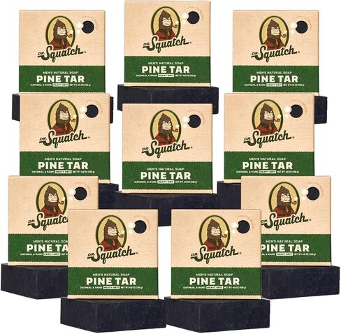 Dr. Squatch Men's Bar Soap - 3-Pack Alpine Sage - All Natural Bar Soap for Men - 3 Bars of Soap - Smell like a Warm Mountain Breeze in Saudi Arabia
