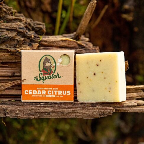 Dr. Squatch Men's Bar Soap - 3-Pack Alpine Sage - All Natural Bar Soap for Men - 3 Bars of Soap - Smell like a Warm Mountain Breeze in Saudi Arabia