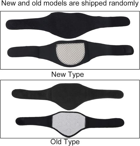 وسادة تدفئة للرقبة، لفافة الرقبة ذاتية التسخين من التورمالين، دعامة للرقبة علاج مغناطيسي، واقي للرقبة محمول دافئ للحفاظ على الدفء، لتخفيف الألم، وآلام الرقبة، وتخفيف التصلب in Kuwait