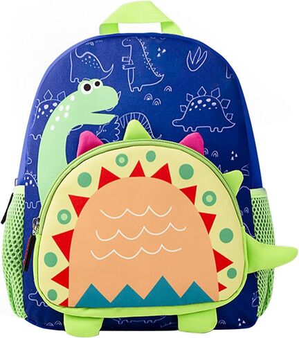 mygreen Preschool Backpack for Toddler Boys 2-4, Mini Backpack for School & Travel, Small Kids Child Backpacks, Kindergarten Daycare Cute Baby Bag Blue Dinosaur in Saudi Arabia