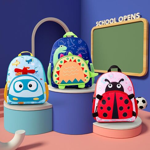 mygreen Preschool Backpack for Toddler Boys 2-4, Mini Backpack for School & Travel, Small Kids Child Backpacks, Kindergarten Daycare Cute Baby Bag Blue Dinosaur in Saudi Arabia
