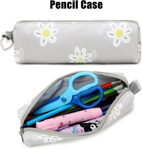 Joyfulife 3Pcs Daisy Prints Backpack for Girls with Lunch Box Lightweight School Backpack Kids Bookbags Girls Backpacks for Elementary Primary Students in Saudi Arabia