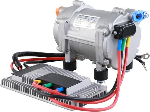 ACTECMAX العالمي التيار المتناوب ضاغط كهربائي 20cc/r كومبرسور لتكييف السيارة لضاغط السيارات 12 فولت ل R134a in Kuwait