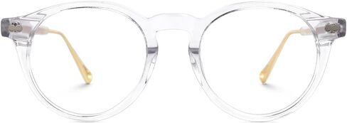 Zeelool Classic Round Glasses for Women with Non-prescription Clear Lens Aldrich JGA366752 in Kuwait