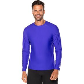 Coolibar UPF 50+ Men's Hightide Long Sleeve Swim Shirt - Sun Protective
