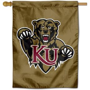 College Flags & Banners Co. KU Bears Double Sided House Flag