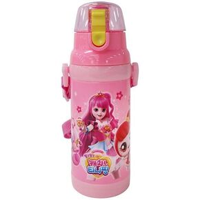 Catch! Teenieping Season 3 Safe Lock One-Touch Water Bottle - One-Touch Lid, 470ml, Kids-Friendly