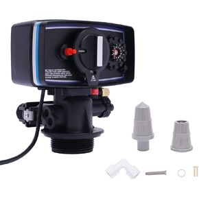 110V 12-Day Time Clock Control Valve, 3W Timer Valve Backwash Head, 5600 Timer Replacement Softener Valve for Water Filter Softener R-e-sin Tank