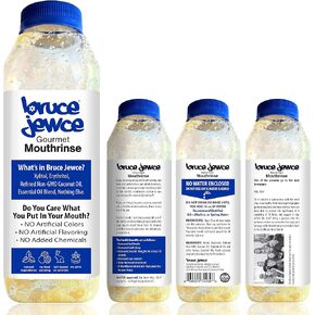 Gourmet Mouthrinse 100% Natural Organic Mouthwash 15 oz, Dry Mouth, Gingivitis, Tooth Decay, Non-Alcoholic, No Fluoride, Adults & Kids in Saudi Arabia