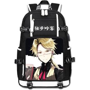 Anime Bungo Stray Dogs Backpack Daypack Student Bag School Bag Bookbag