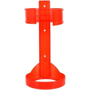 Homoyoyo Hooks Fire Extinguisher Holder Hook Wall Mount Car Accessories Wall Bracket Fire Extinguisher Bracket Fire Extinguisher Hanger Bracket Plastic Red Portable Wall Hanging Car Mount
