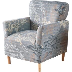 Eco-Ancheng Chair Cover Banquet Armchair Slipcovers 1-Piece Chair Covers with Arms Stretch Club Chair Cover Anti Slip Armchair Sofa Covers Furniture Protector for Living Room Friendly for Kids Pets