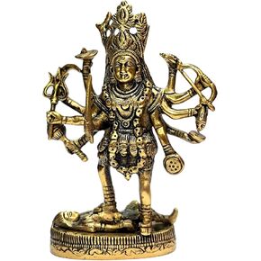 eSplanade Brass Kaali MATA Kali Maa Murti Idol Statue Sculpture (7.5" Inches)