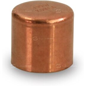 DUFD0125-5 Copper Sweat Plug End Cap Pipe Fitting, 1-1/4