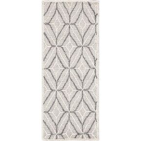 SAFAVIEH Trace Collection Accent Rug - 2'3" x 4', Grey & Black, Handmade Wool, Ideal for High Traffic Areas in Entryway, Living Room, Bedroom (TRC212F)