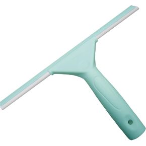 Ettore Squeegee Shower Sqeegee, 11 inches, Aqua