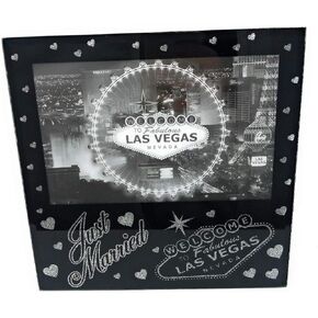 Just Married- Welcome fo Fabulous Las Vegas Picture Frame