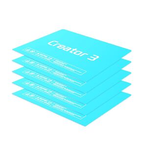 Flashforge 3D Printing Build Surface, 3D Printer Heat Bed Platform Sticker fit Creator 3 (5pcs)
