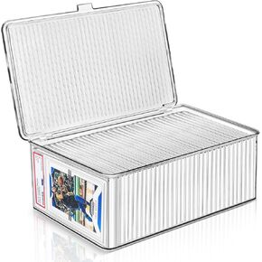 Clear Graded Cards Storage Box, Magnetic Card Storage Box, Plastic Box for PSA Graded Cards, PSA cards Organizer Case