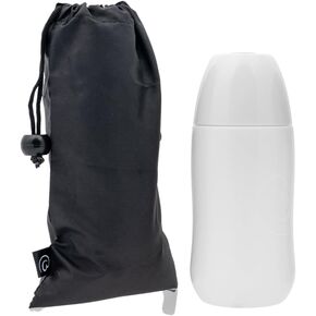 BOSS BIDET Traveler Perfect for Home, Travel, Post partum. Great Pressure, Easy to use. Hot Warm Cold Water. Retractable Nozzle, Compact 10 oz 296 ml (White)
