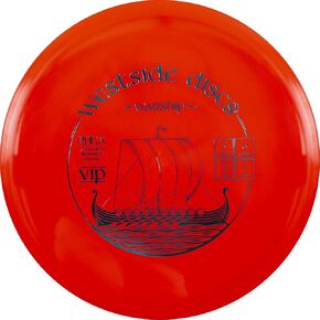 Westside Discs VIP Warship Disc Golf Midrange | Straight Flying Frisbee Golf Midrange | Controllable Golf Disc | Beginner Friendly Disc Golf Midrange | Stamp Colors Will Vary