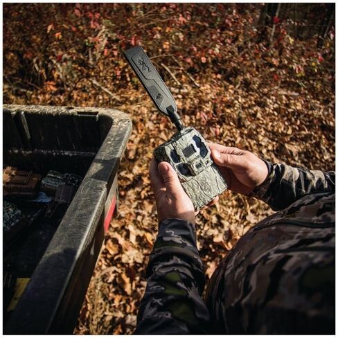 Browning Trail Cameras Defender Pro Scout Max HD 24MP Dual SIM Cellular Trail Camera - Ultra High Gain Antenna, Smart Infrared Video, 100' Detection Range & Smartphone App Compatibility (OVIX Camo) in Saudi Arabia