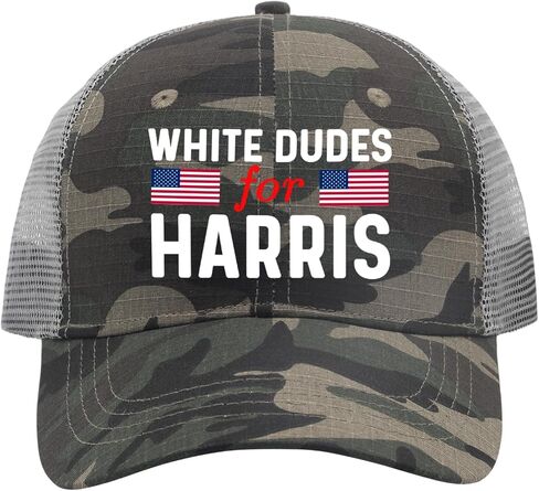 Kamala Harris Hat Kamala Harris Hat Trucker Hat White Dudes for Harris Hat in Saudi Arabia