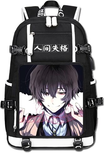 حقيبة ظهر Anime Bungo Stray Dogs حقيبة ظهر يومية حقيبة مدرسية حقيبة كتب in Kuwait