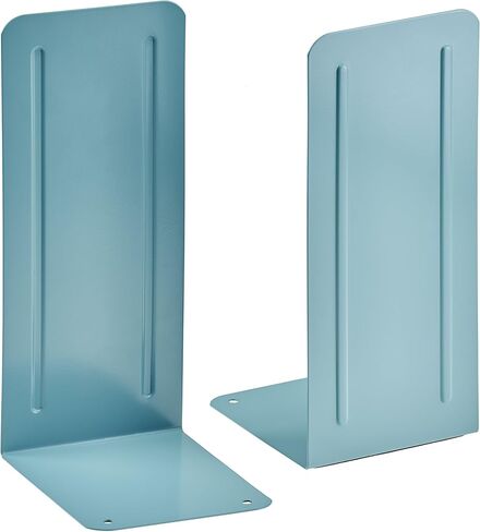 Acrimet Jumbo Premium Metal Bookends 9" (Heavy Duty) (Purple Color) (1 Pair) in Saudi Arabia