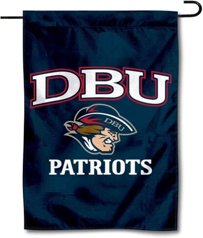 College Flags & Banners Co. Dallas Baptist Patriots Garden Flag in Saudi Arabia