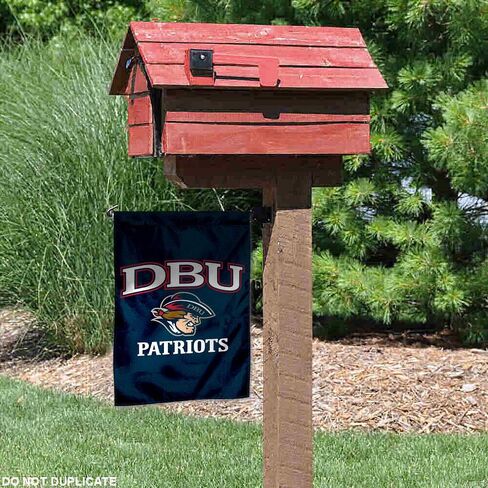 College Flags & Banners Co. Dallas Baptist Patriots Garden Flag in Saudi Arabia