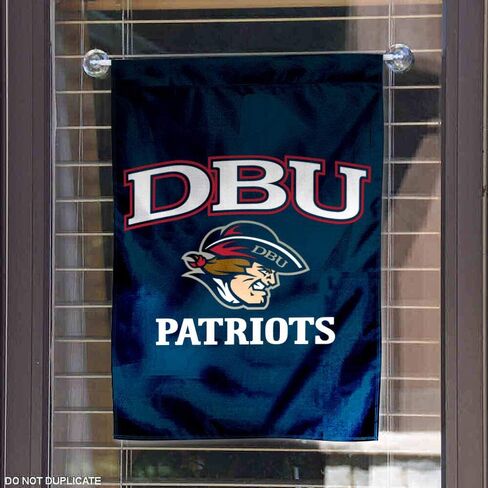 College Flags & Banners Co. Dallas Baptist Patriots Garden Flag in Saudi Arabia