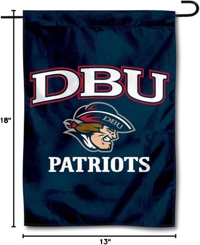 College Flags & Banners Co. Dallas Baptist Patriots Garden Flag in Saudi Arabia