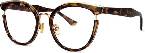 VOOGLAM Cateye Blue Light Glasses for Women Anti Eyestrain Dry Eyes Computer Phone TV Eyewear Retro in Kuwait