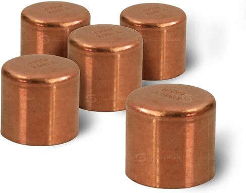 DUFD0125-5 Copper Sweat Plug End Cap Pipe Fitting, 1-1/4 in Saudi Arabia