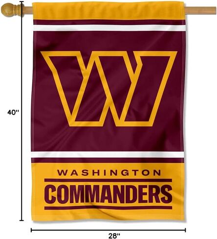 WinCraft Washington Commanders Double Sided Banner Flag in Saudi Arabia