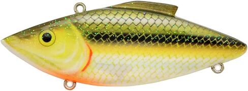 Bill Lewis Lures Lifelike Vibrations Rat-L-Trap Mini-Trap 1/4 OZ Lipless Crankbait Fishing Wobble Sinking Lure, NATURAL/ORANGE BELLY in Saudi Arabia