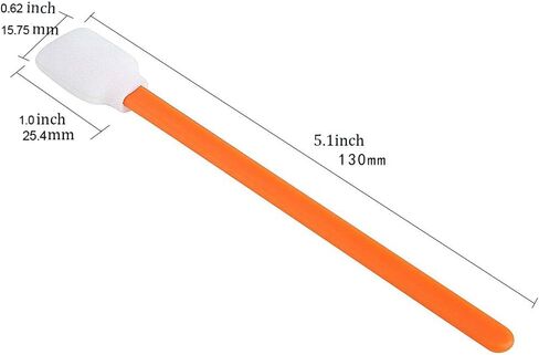 Wellgler's 200pcs Disposable Crevice Cleaning Brush，car air-Conditioning Vents Brush， Window Rails 、Door Rails、Refrigerator Gaps 、Toilet Gaps Brush （Orange） in Saudi Arabia