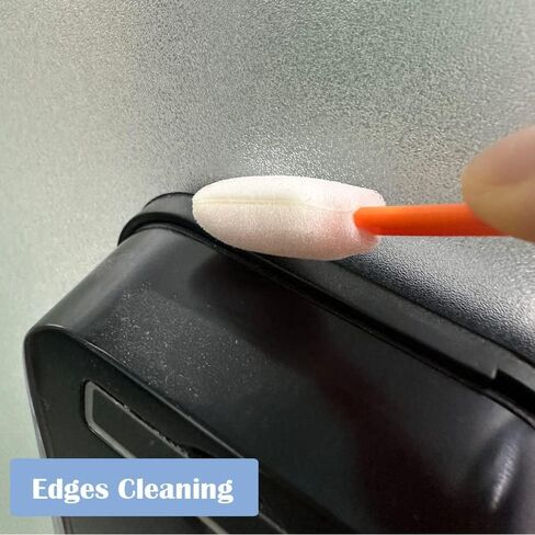 Wellgler's 200pcs Disposable Crevice Cleaning Brush，car air-Conditioning Vents Brush， Window Rails 、Door Rails、Refrigerator Gaps 、Toilet Gaps Brush （Orange） in Saudi Arabia