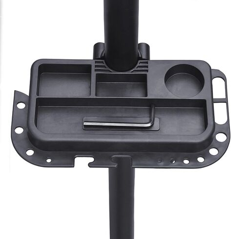 Yaheetech Bike Repair Stand Bicycle Workshop Stand Height Adjustable Bike Maintenance Rack w/ Tool Tray for Road & Mountain Bikes，Red/Blue in Kuwait