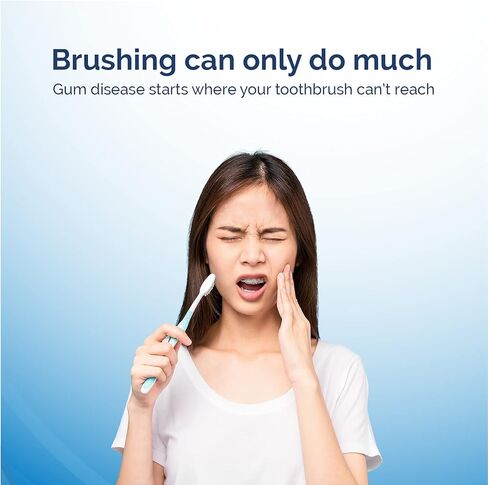 خيط تنظيف الأسنان ProxySoft 3 في 1 لتنظيف الأسنان الأمثل - عبوة واحدة من خيوط خيط تنظيف الأسنان مسبقة القطع للأقواس والمساحات الضيقة والجسور والمزروعات مع فرشاة بروكسي ناعمة مدمجة وخيط تنظيف الأسنان القوي in Kuwait