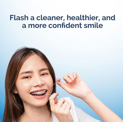 خيط تنظيف الأسنان ProxySoft 3 في 1 لتنظيف الأسنان الأمثل - عبوة واحدة من خيوط خيط تنظيف الأسنان مسبقة القطع للأقواس والمساحات الضيقة والجسور والمزروعات مع فرشاة بروكسي ناعمة مدمجة وخيط تنظيف الأسنان القوي in Kuwait