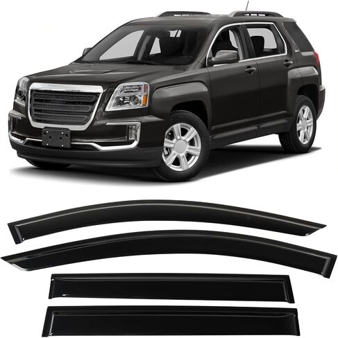 4PCS Window Visors Deflectors Vent Guards Sun Wind Rain Shield Fits for 2005-2015 Tacoma Double Cab Window Visors Deflectors in Saudi Arabia