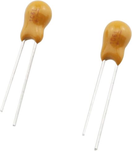 TAODAN 10PCS Through Hole Tantalum Capacitors Yellow Radial Electrolytic Capacitor Dipped Tantalum Bead Capacitors Suitable for Various Digital and DIY Projects Computers Phones (35V 4.7UF) in Saudi Arabia