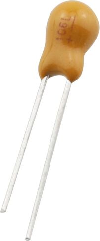 TAODAN 10PCS Through Hole Tantalum Capacitors Yellow Radial Electrolytic Capacitor Dipped Tantalum Bead Capacitors Suitable for Various Digital and DIY Projects Computers Phones (35V 4.7UF) in Saudi Arabia